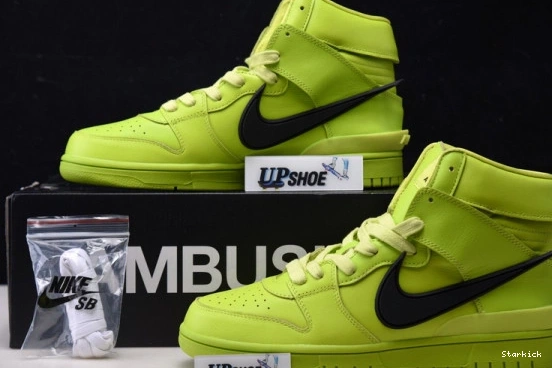 Lime Flash Dunk AMBUSH High Nike CU7544-300 0822